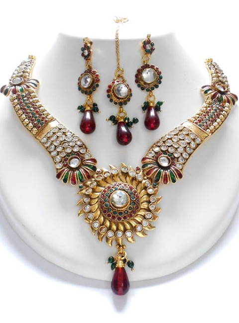 Polki Jewellery Set